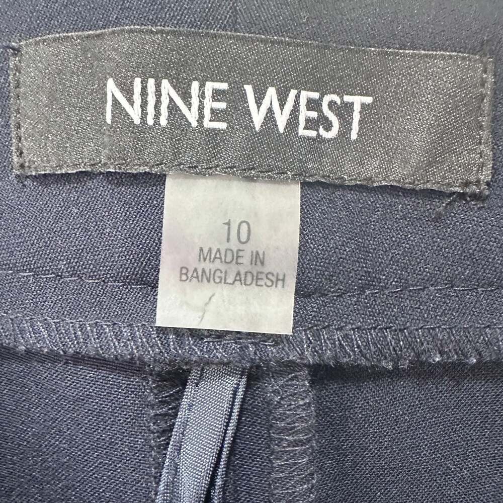 Nine West Women's Navy Blue Bootcut Dress Pants Size 10 - Picture 4 of 6